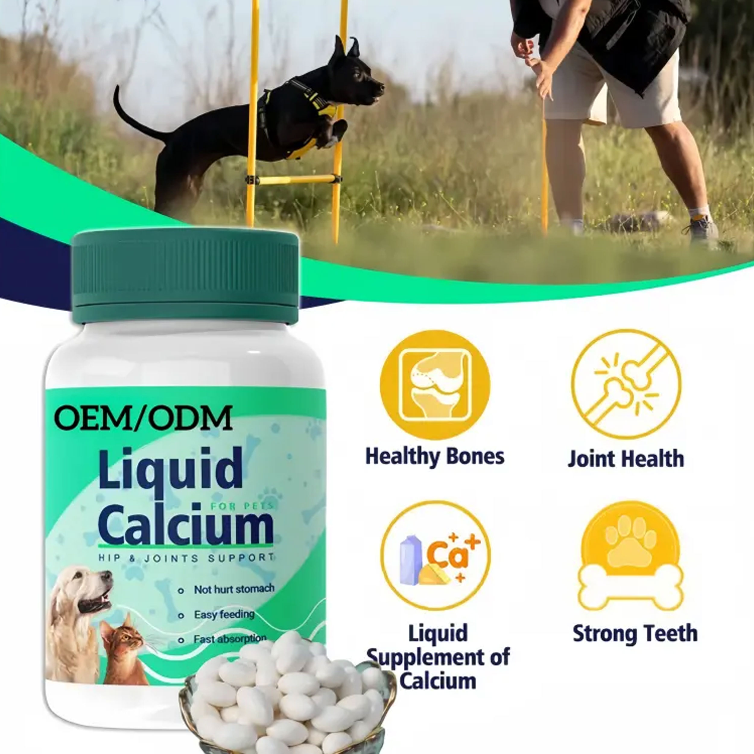 PET Liquid Calcium Soft Capsules - Image 2